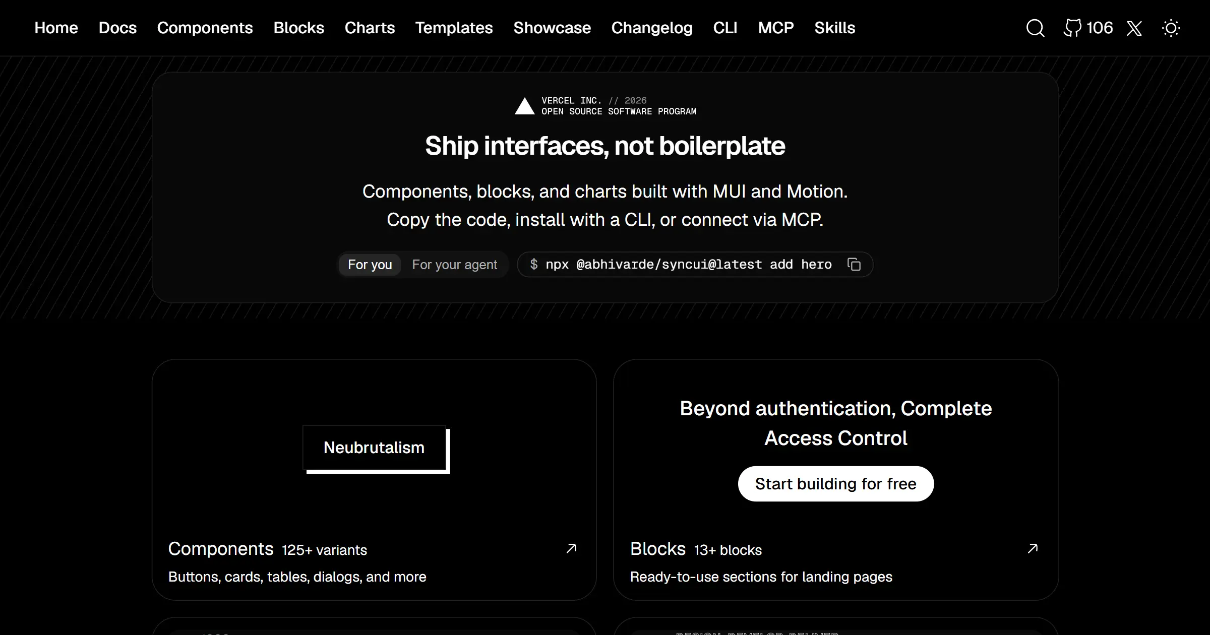 Component Design Presentations Sync UI // React Component Library for Design Engineers
